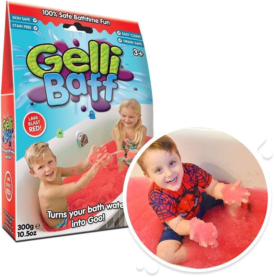 ZIMPLI Gelli Baff Red 1 Bath Or 6 Play Uses Magic Stress Relief Satisfying New