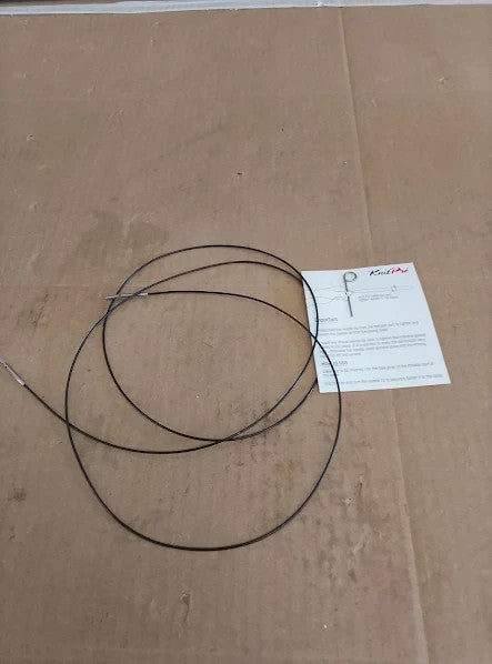 Knitpro Mindful Collection Stainless Steel Black Silver 50in Swivel Cable New
