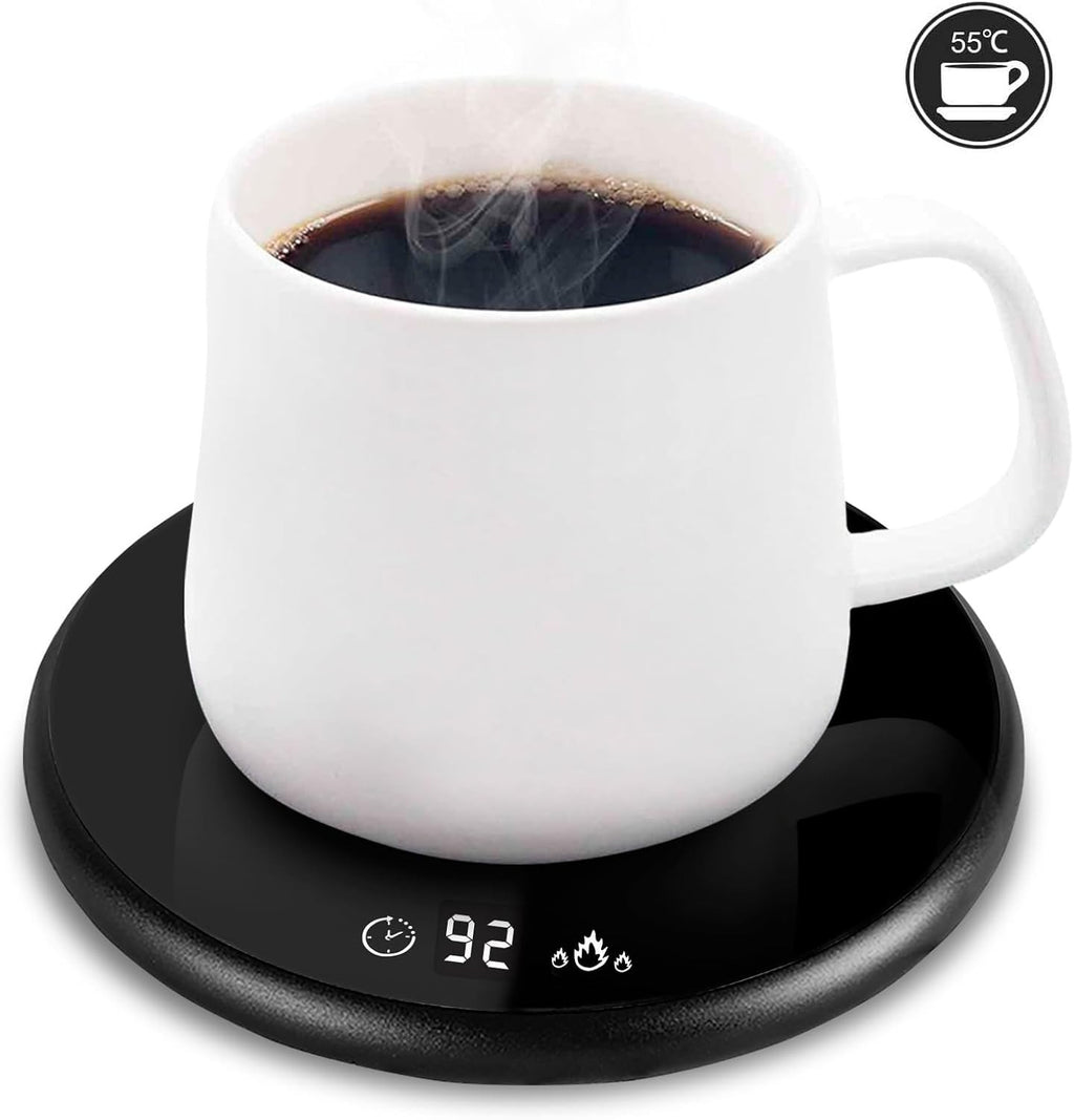 Coffee Mug Warmer Cup Electric Smart Beverage Touch Tech LED Backlit Display New