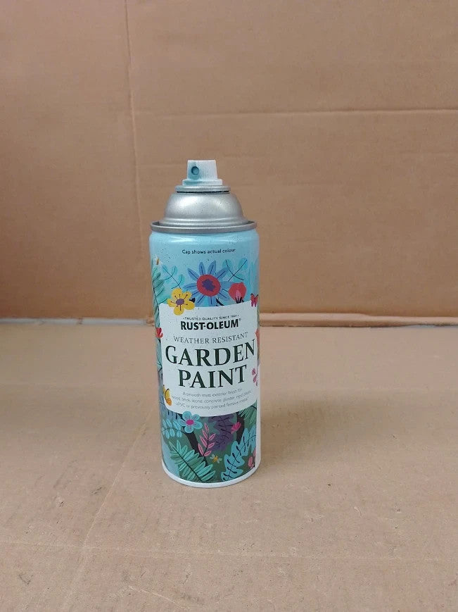 Rust Oleum Blue Weather Mould Algae Resistant Garden Spray Paint Aerosol