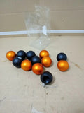 12pc Halloween Hanging Tree Pendants Plastic Shatterproof Bauble Ball Decoration