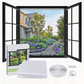 Fly Screens Windows Nets Keep Bugs Out Fine Mesh 59x70in White Easy Install New