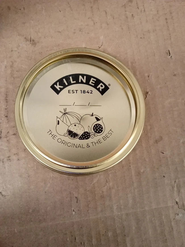 Kilner Wide Mouth Preserve Jar 1L Glass Storage Vacuum Seal Lid Clear 20x10cm