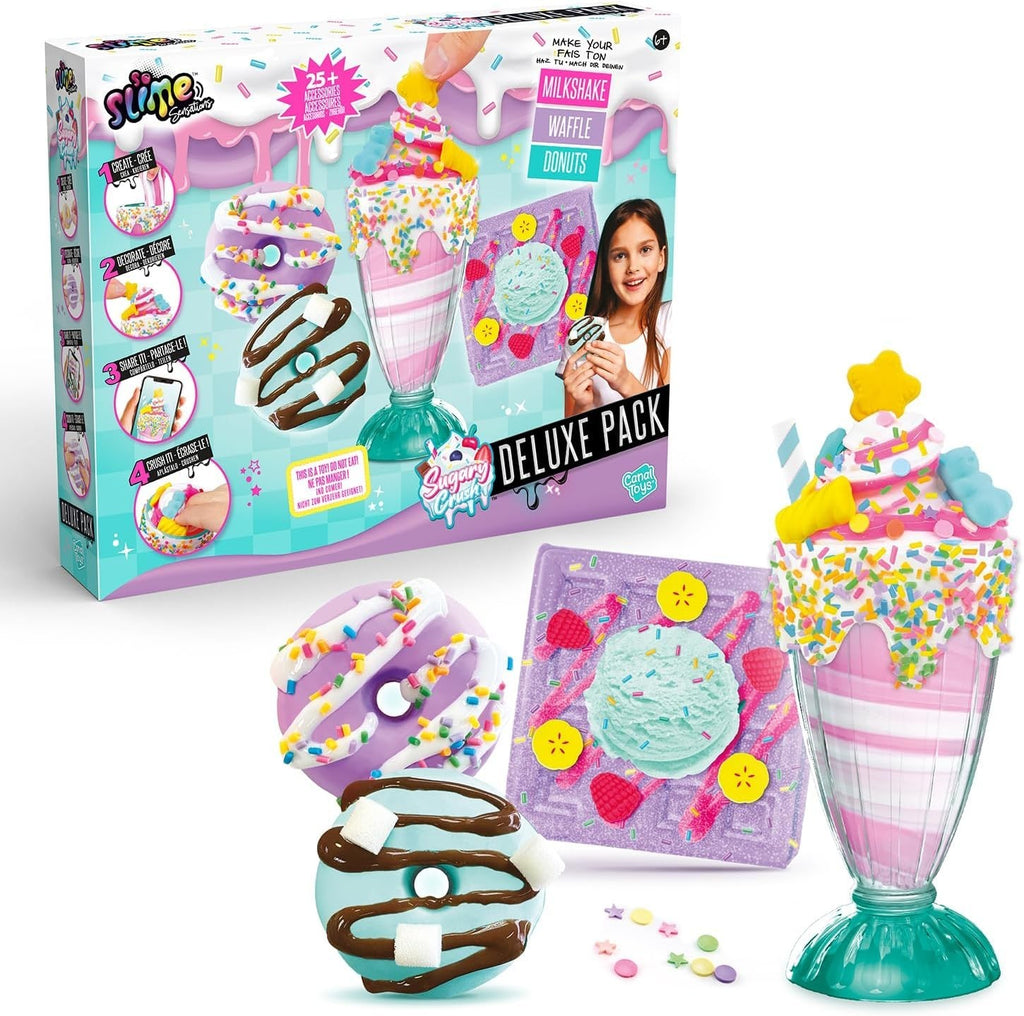 So Slime Sensations Canal Toys Sugary Crush Deluxe Pack Dessert Slime Kit 6+ New