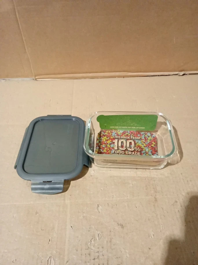 Lock & Lock Oven Glass Airtight Rectangle Container 630ML LLG-428 New