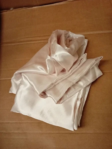 Bedsure Satin Pillowcase Hair Similar Silk Cooling Beige Standard Queen 50x75cm
