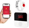WiFi Caregiver Call Button System Smart App Alert Emergency Personal White New