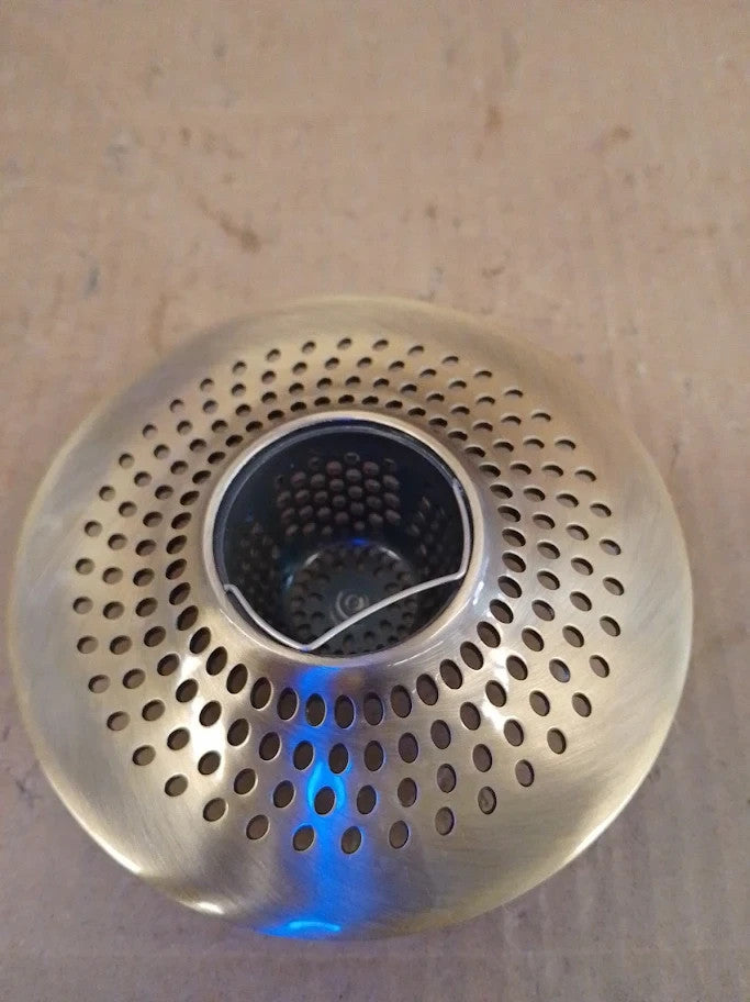 Lekeye Shower Drain Hair Catcher Bathtub Strainer Stall Protector Bronze New