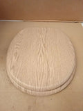 Argos Home Natural Oak Effect Toilet Seat Natural 435x376x56cm