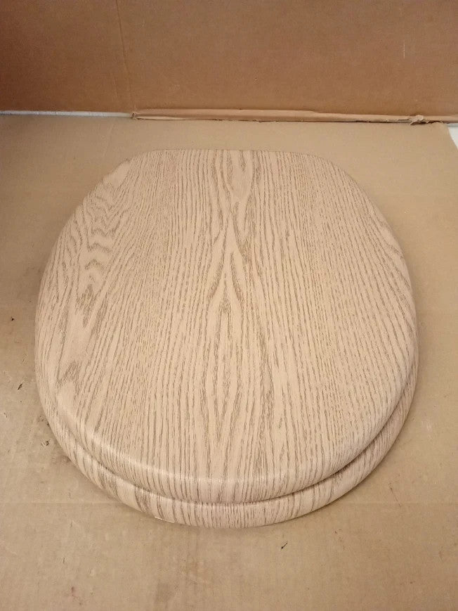 Argos Home Natural Oak Effect Toilet Seat Natural 435x376x56cm