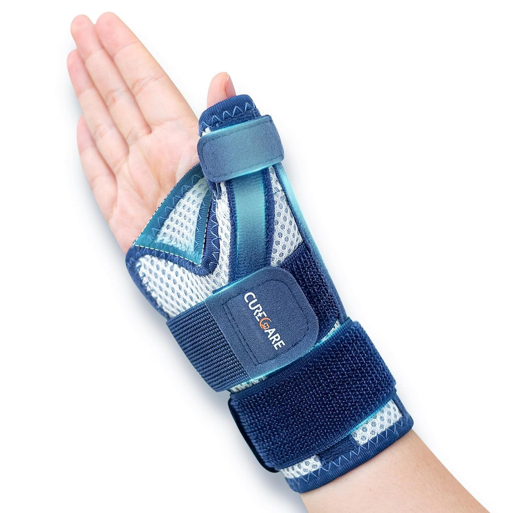 Curecare Upgraded Thumb Splint Right Left Hand Reversible Support Arthritis New