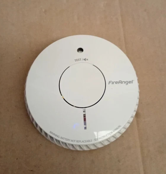 FireAngel FA6620 Optical Smoke Alarm Battery Test Silence Button White Durable