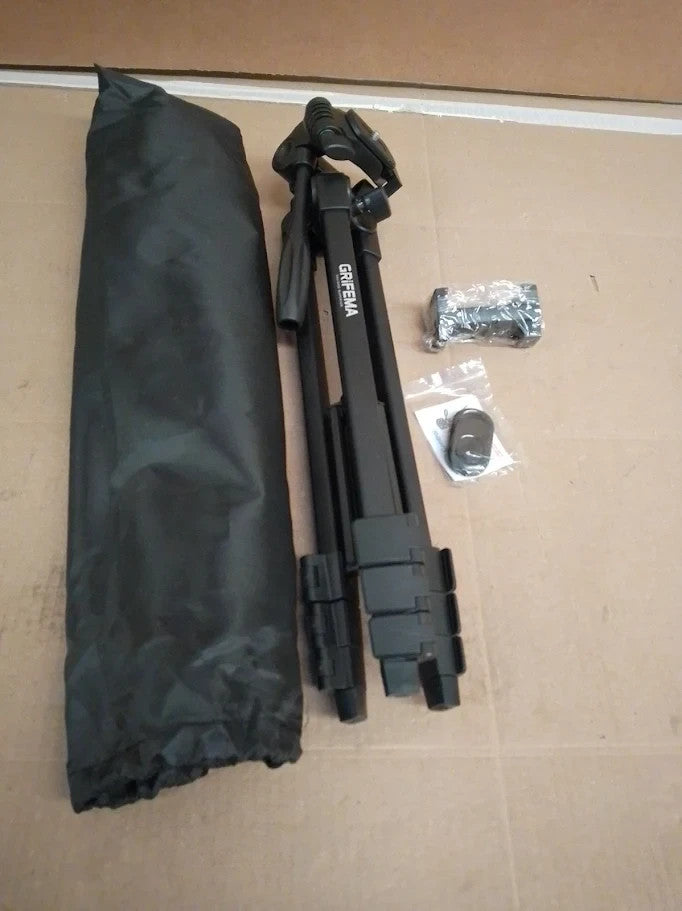 Grefema Tripod 55in 140cm Foldable Aluminum Lightweight Phone Camera New