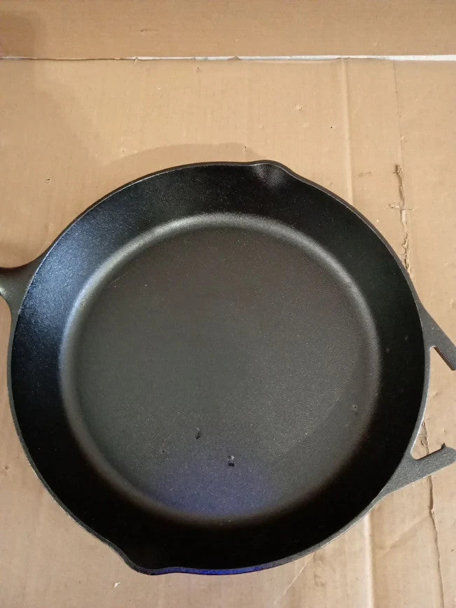 Lodge Pre Seasoned Cast Iron Skillet Indoor Outdoor Induction Frying Pan 12in