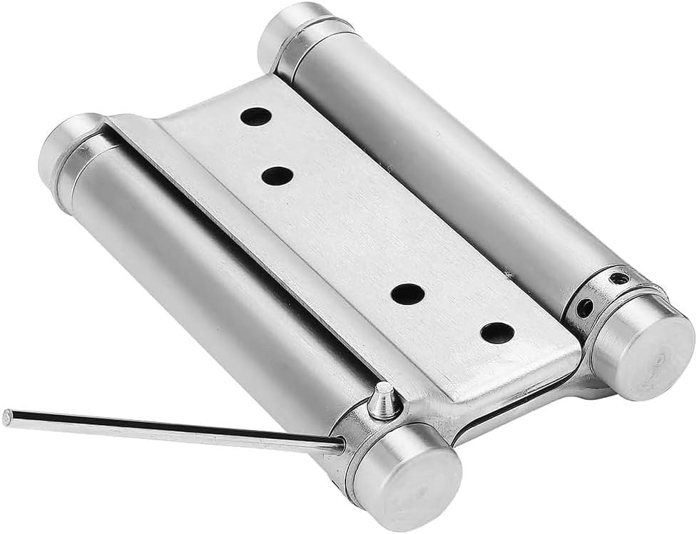 Two Pairs 5in Cafe Saloon Door Double Action Spring Hinge Stainless Steel New