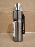 Thermos Stainless King Gun Metal Drinks Flask 1.2L 24h Hot Cold Stainless Steel