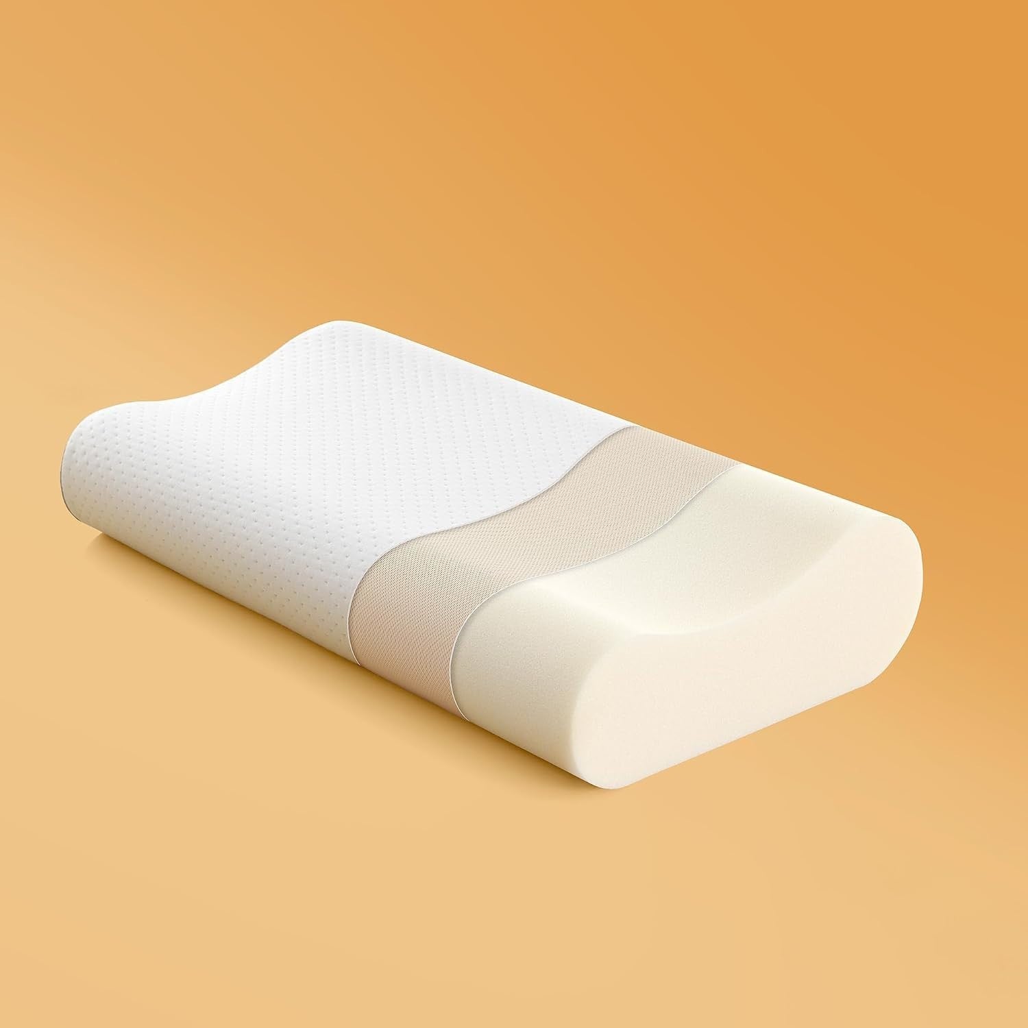 Sonive Contour Memory Foam Ergonomic Head Neck Pillows 60x33x12cm New