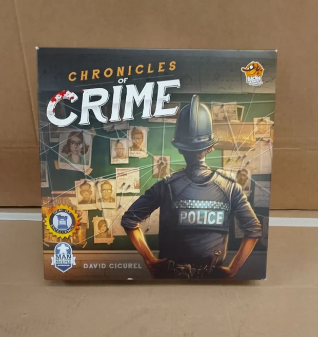 Lucky Duck Games Chronicles  Crime Board Play Mystery Detective Design Ages 14+