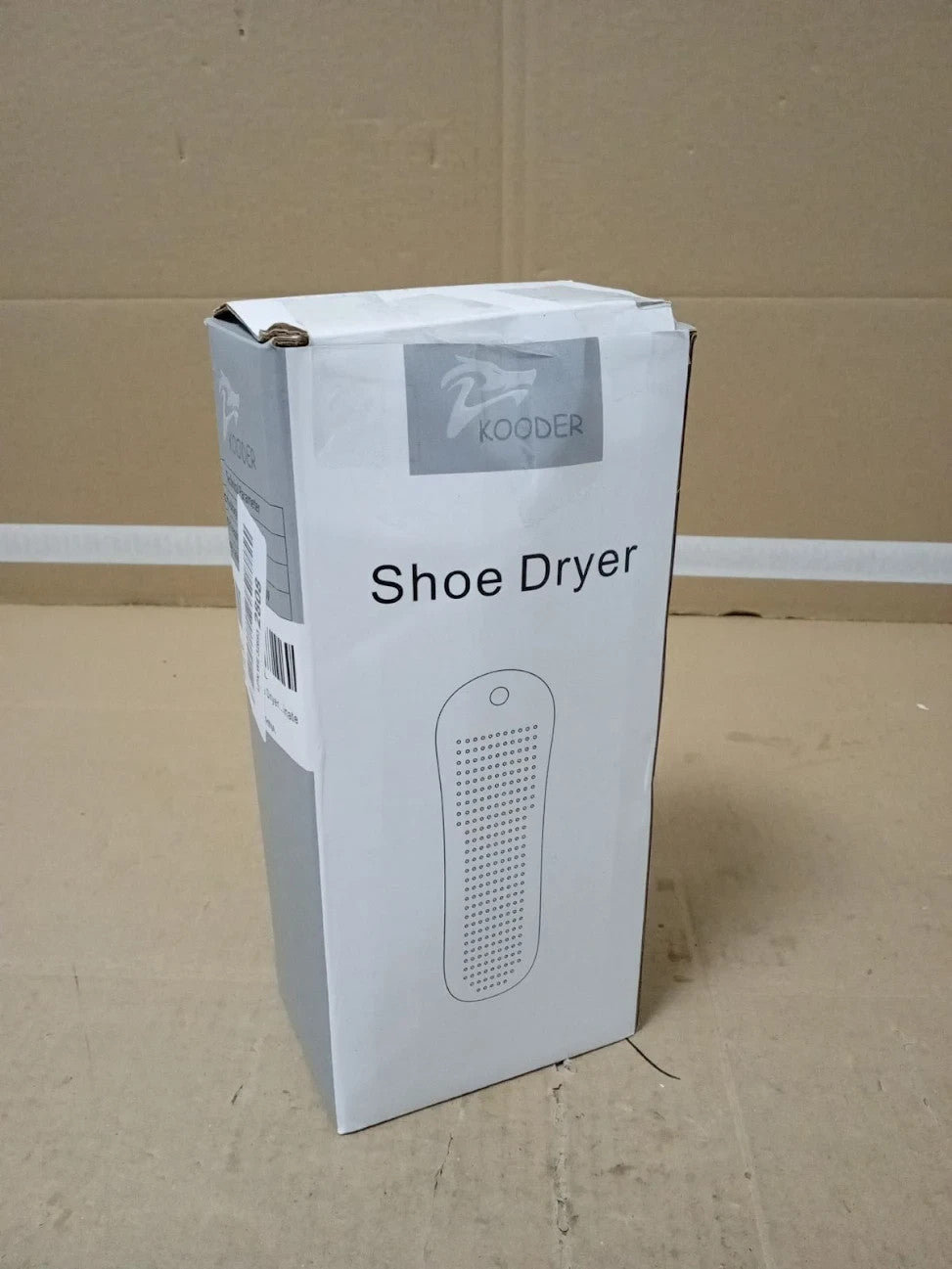 KOODER Boot Shoe Foot Dryer Eliminate Bad Odor & Sanitize Shoes White