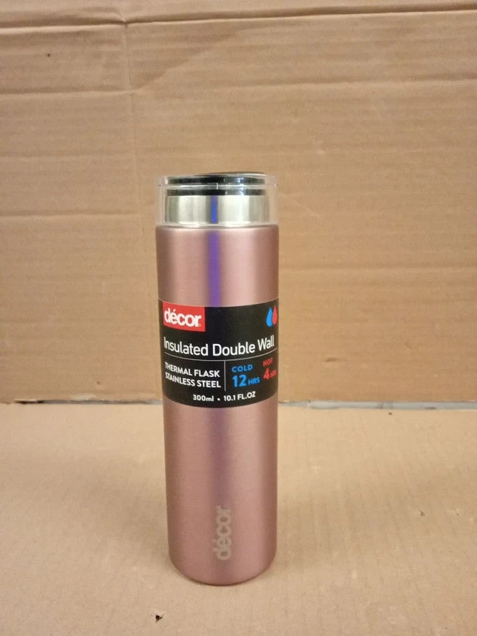 Decor Double Wall Stainless Steel Travel Mug Keeps 4 Hours Hot 12 Hours Cold New