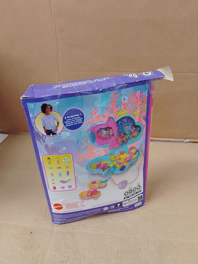 Polly Pocket Seahorse Purse Compact Playset Mattel World Toy Box New