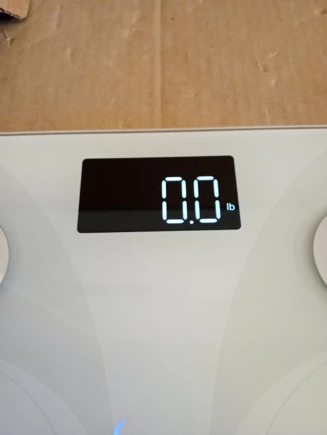 Runstar Smart Body Weight Fat Scale BMI 13 Data LCD Display Fitness White New