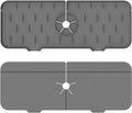 Silicone Sink Faucet Draining Mat Kitchen Splash Guard 37x14cm Rectangular New
