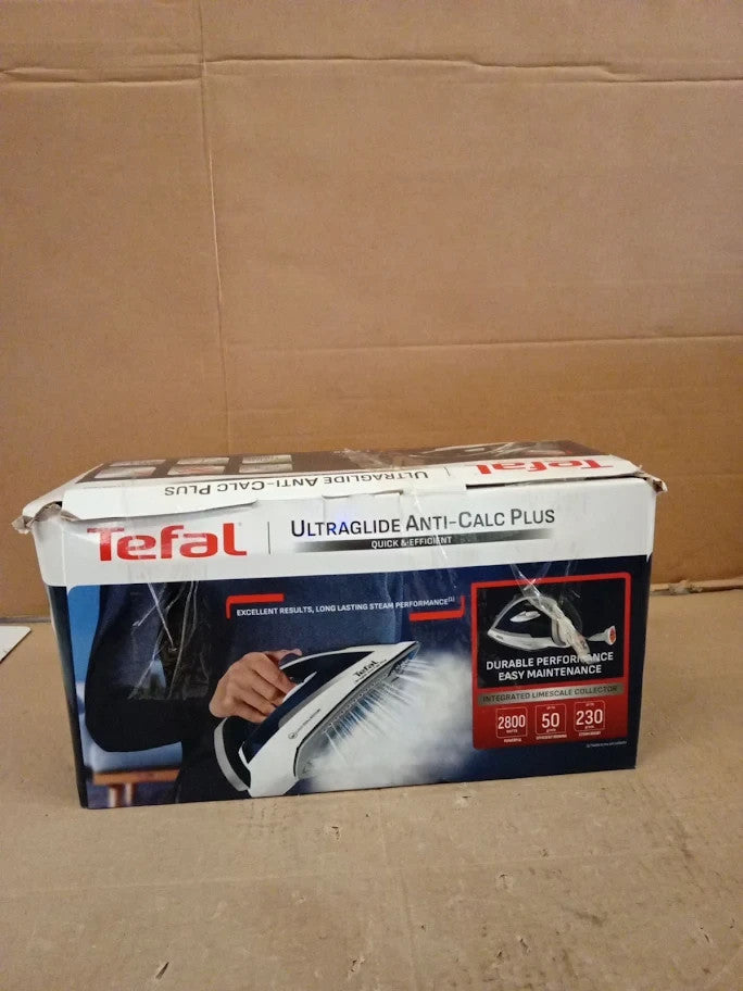 Tefal Ultraglide Plus Steam Iron 2800w 230g/min To 50g/min Continuos Steam New