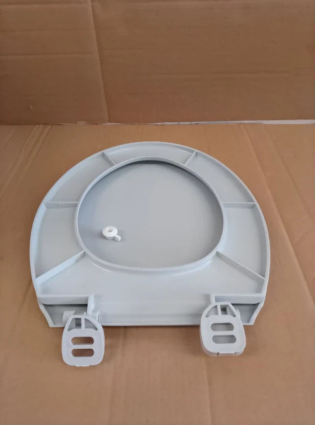 Home Essentials Plastic Toilet Seat Polypropylene 4.4x36.4x44.5cm Grey New