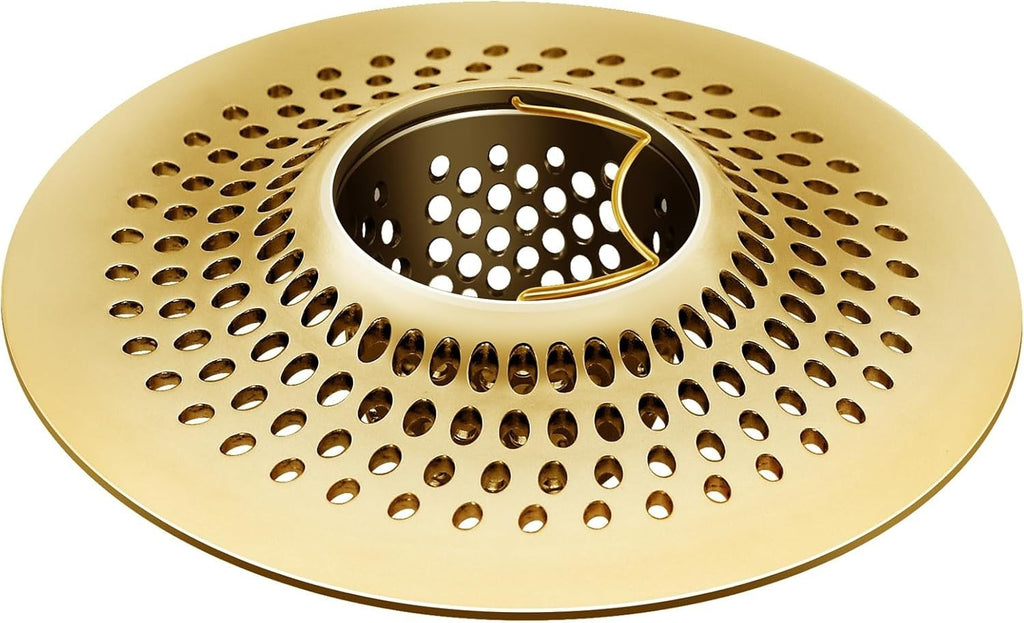 Lekeye Shower Drain Hair Catcher Bathtub Strainer Stall Protector Bronze New