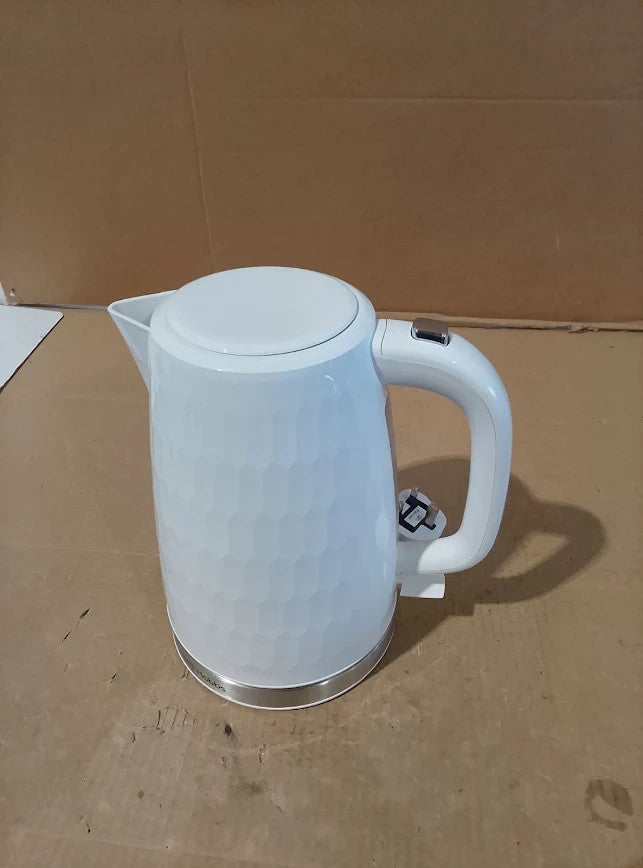 Russell Hobbs Honeycomb Electric 1.7L Cordless Kettle Fast Boil 3000W White