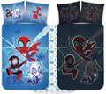 Spidey Cot Bedlinen Set 100x140cm 100% Cotton For Kids Glow In The Dark New