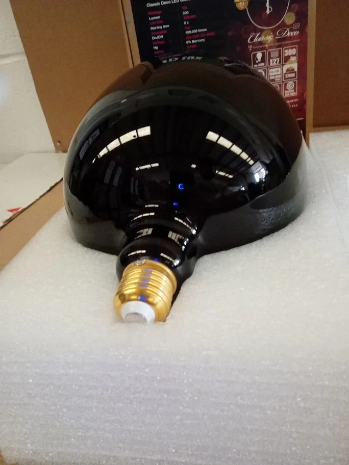 Sd Lux E27 Vintage Light Bulbs Led Globe 5w Sprial DG170 Black Blue 2XL New