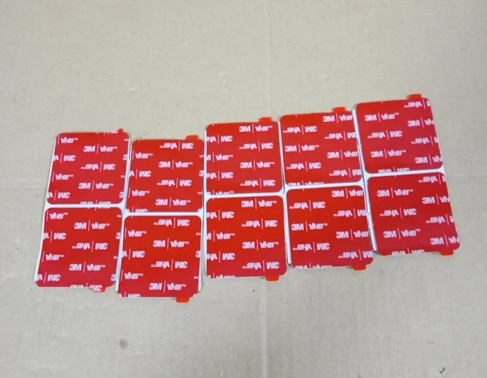 Double Sided Sticky Pads Heavy Duty Acrylic Foam Adhesive 50x50mm 5 Pieces New