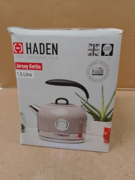 Haden Jersey Stainless Steel Kettle 3000W Rapid Boil Technology Ergonomic 1.5L