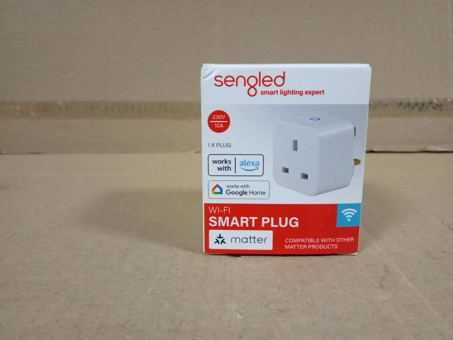 Sengled Matter Smart Plug WiFi Alexa Compatible 2300W 2.4GHz 1 Piece White New