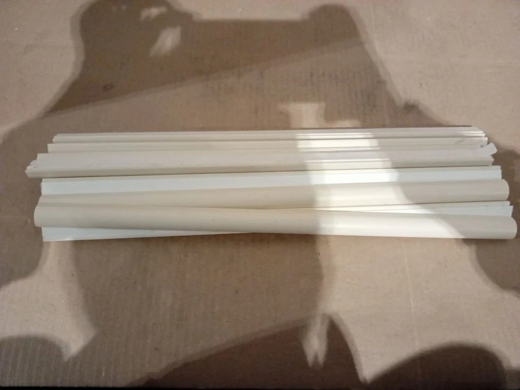 D Line 20x10mm Cable Trunking 4m Self Adhesive Wire Cover Magnolia Durable New