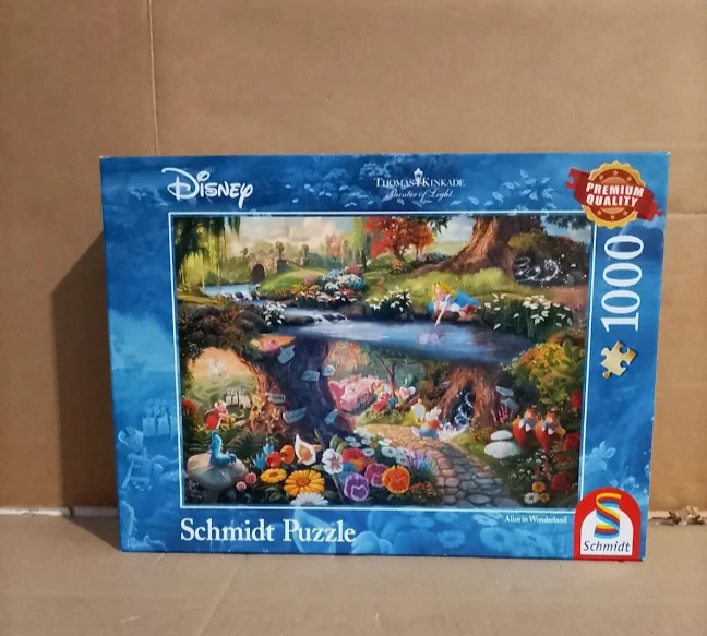 Schmidt Thomas Kinkade Disney Alice Wonderland Premium Puzzle Ages 12+ Design