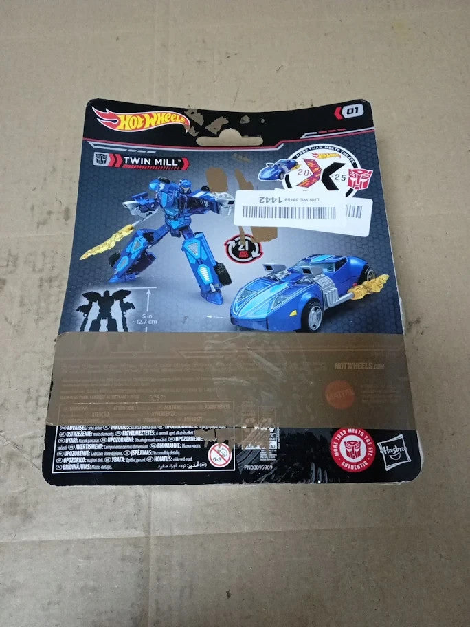 Transformers Collaborative Hot Wheels Twin Milla Converting Action Figure New