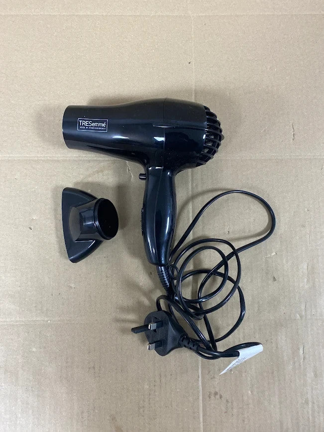 TRESemmé Compact 2000 Hair Dryer 2000W Lightweight Fast Drying Cool Shot Black