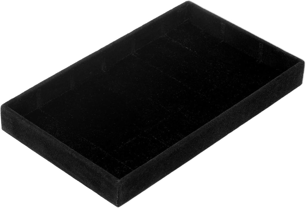 Stackable Jewelry Trays Velvet Display Organizer Showcase 8.2x4.7x0.9in New