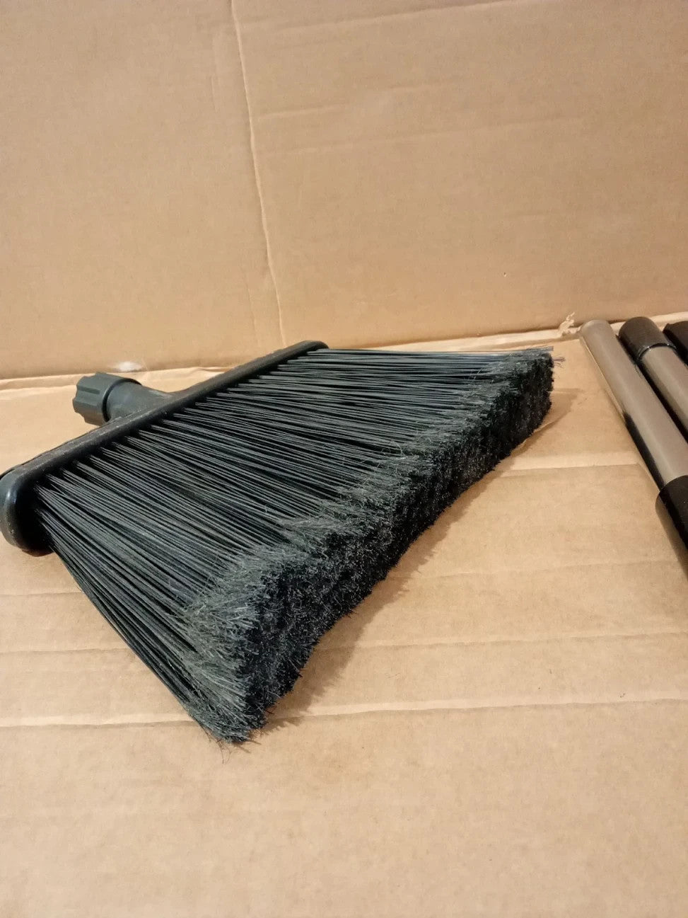 MASTERTOP Heavy Duty Broom Outdoor Brush 142cm Extendable Long Handle Sweeping