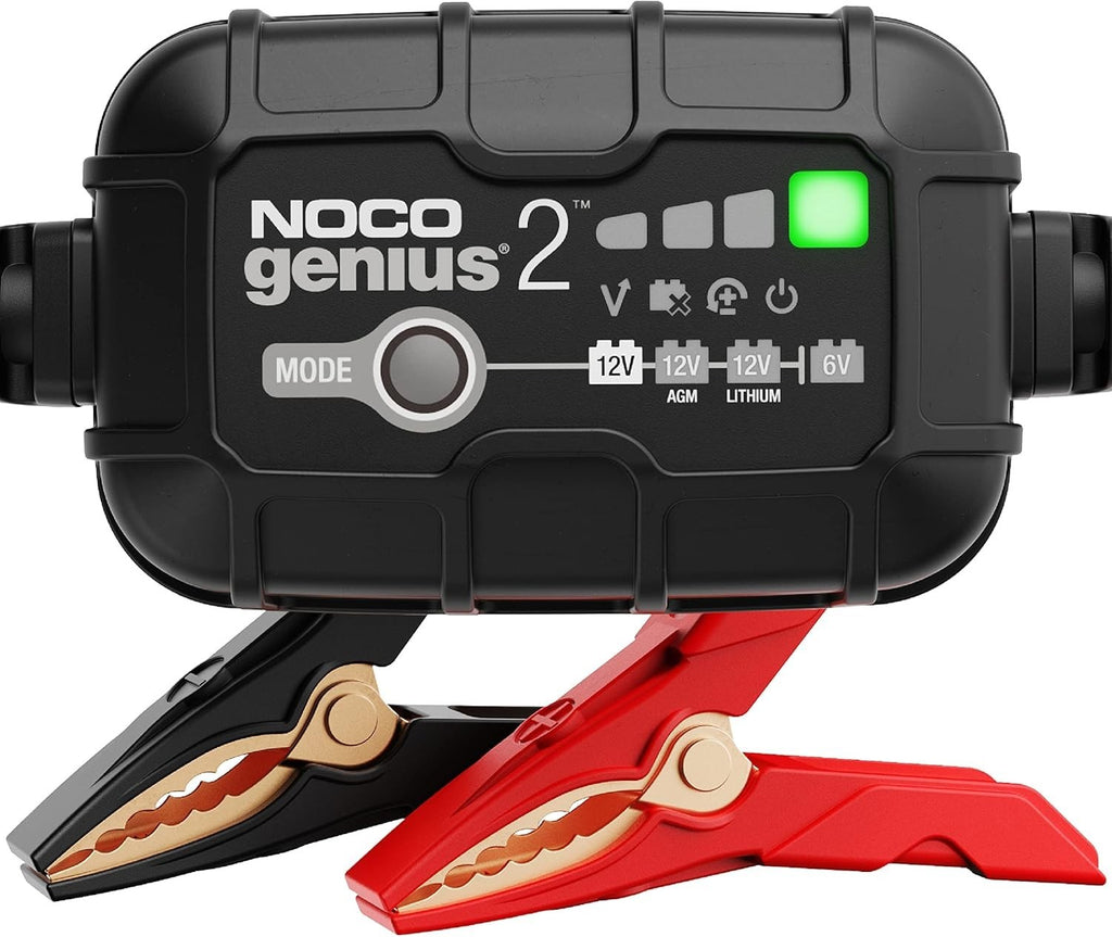 NOCO GENIUS2 Smart Charger 2A 6V 12V Battery Maintainer Lithium Lead Acid New