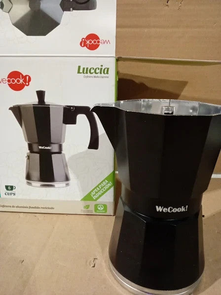 Wecook Luccia Italian 6 Cups Coffee Maker Induction Aluminium 19x25x34cm