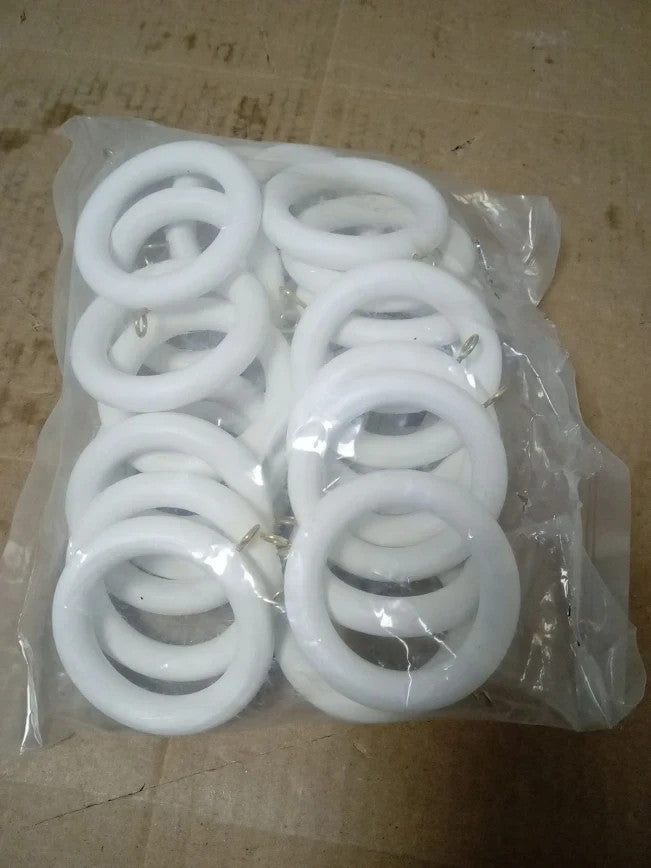 Merriway Bulk Hardware BH05768 Wooden Curtain Drapery Pole Rod Rings New