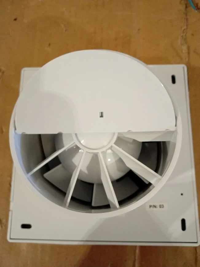4in 100mm Bathroom Extractor Fan 12W Silent Powerful Airflow 130m³/h White New
