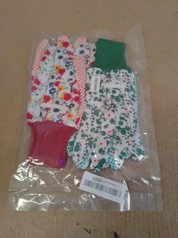 Grantop Gardening Gloves For Ladies Women Set 2 Pairs Comfortable Elastic New