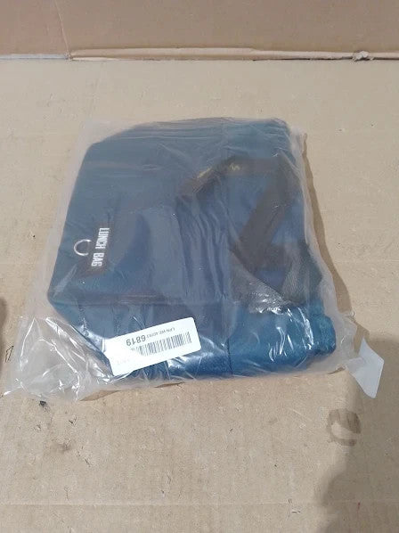 Innkgle Insulated Lunch Bag Navy Blue Peva Liner Triple Layer 14x23x22cm New