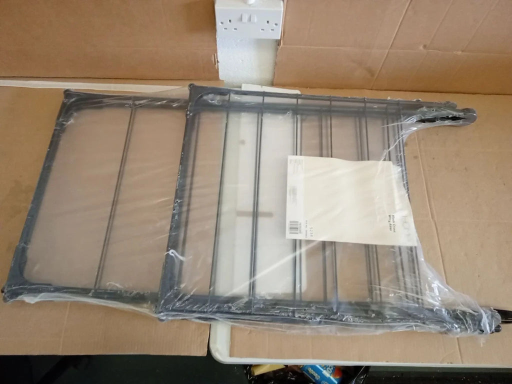 Argos Home Cross Wing Airer Black Total Drying Space 14m When Open 139x57x100cm