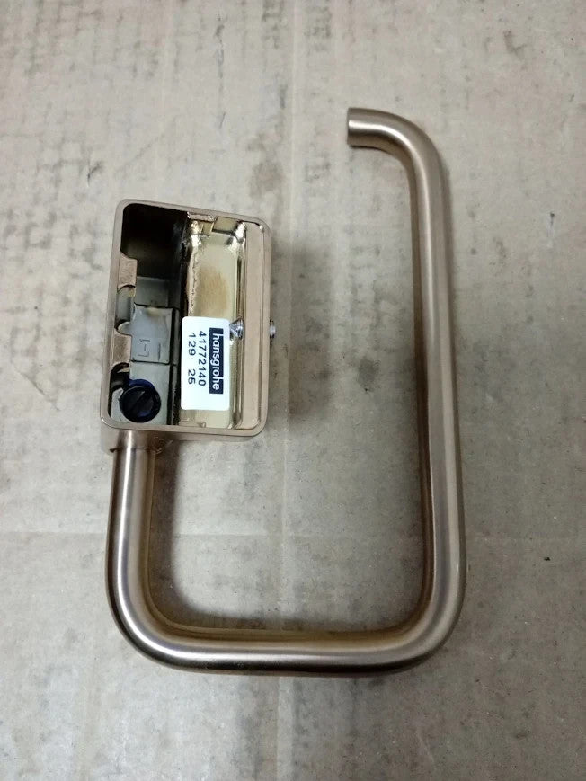 Hansgrohe AddStoris Roll Holder Shelf Polished Gold Optic Metal 41772990
